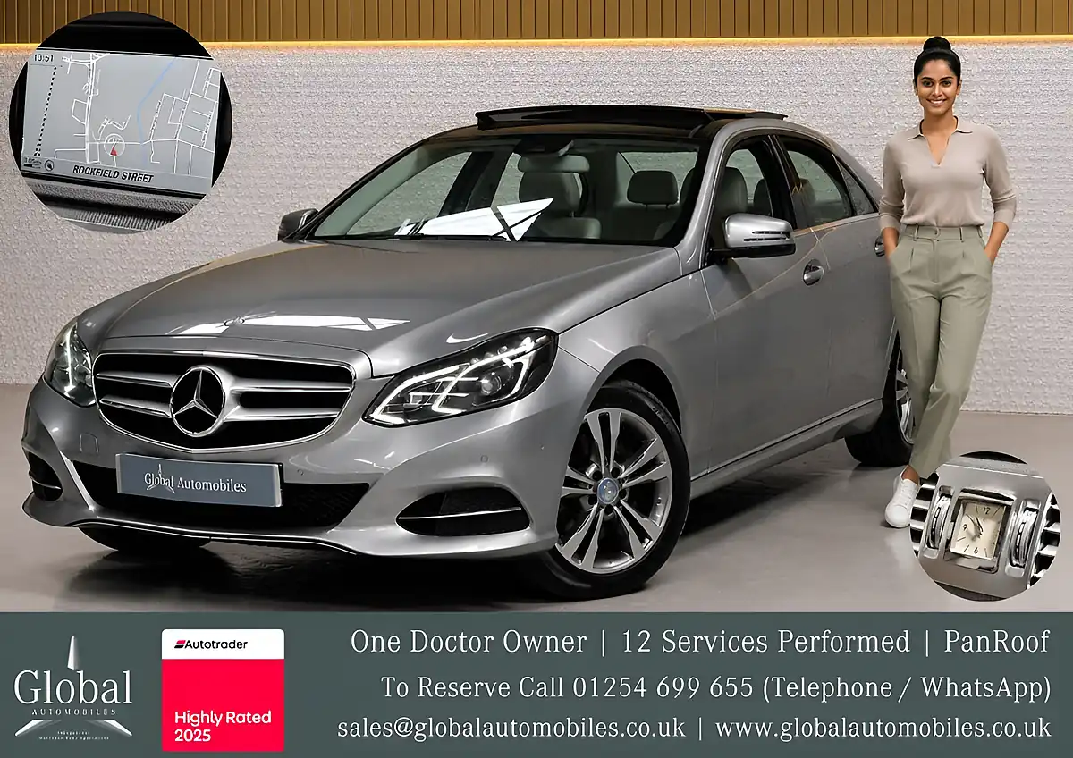 Used 2014 Mercedes-Benz E-Class Se Palladium Silver - Front View