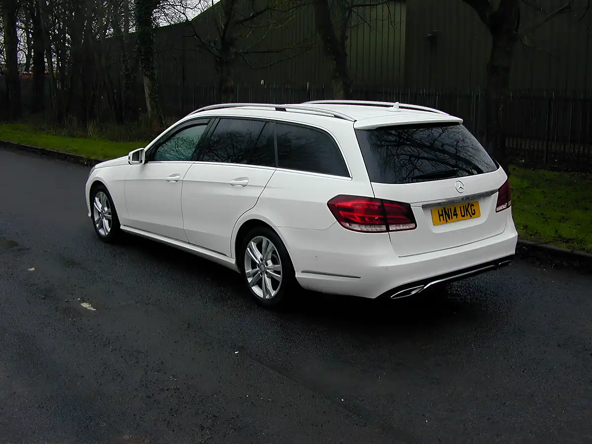 Used 2014 Mercedes-Benz E Class Se White - Interior and Exterior details 6