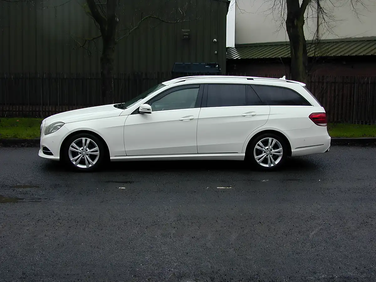 Used 2014 Mercedes-Benz E Class Se White - Interior and Exterior details 7