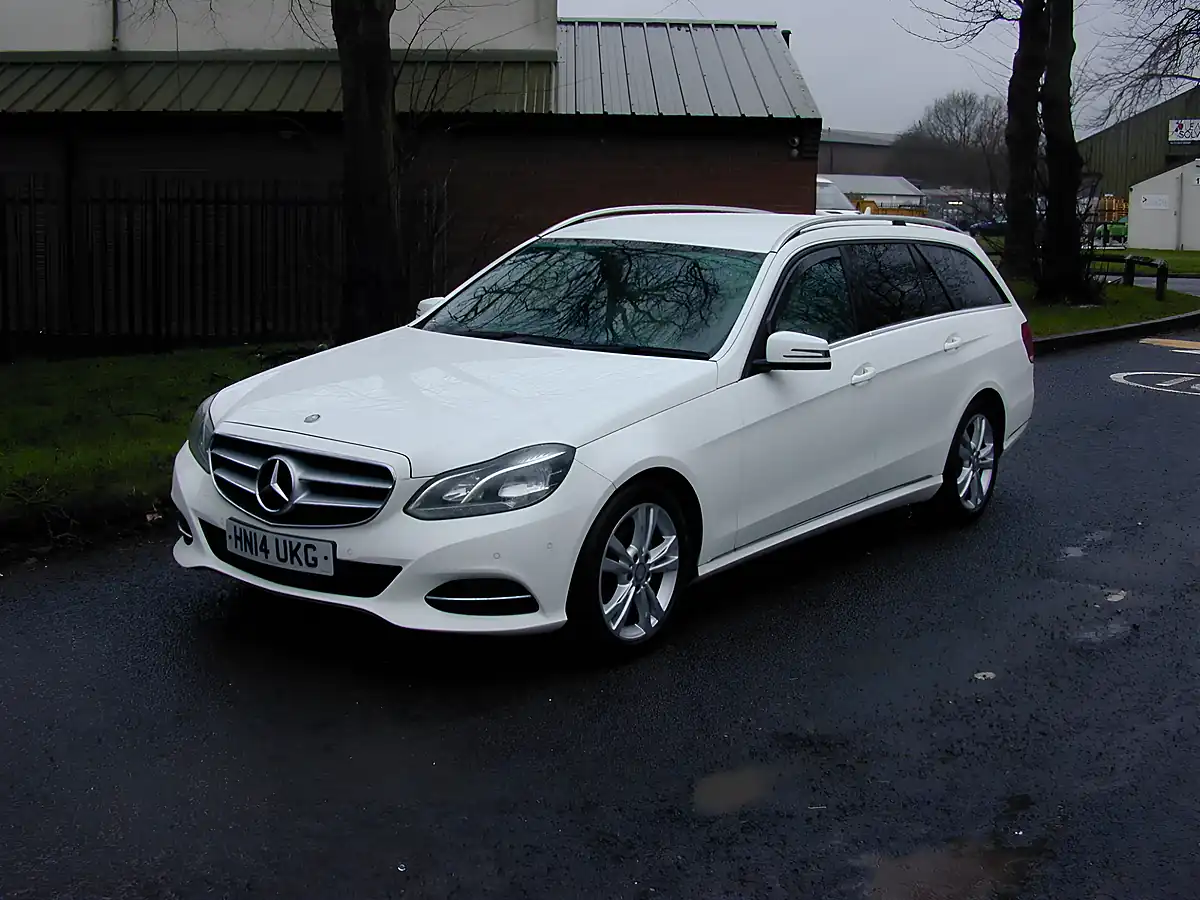 Used 2014 Mercedes-Benz E Class Se White - Interior and Exterior details 8