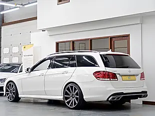 Used 2014 Mercedes-Benz E Class Se White - Interior and Exterior details 3