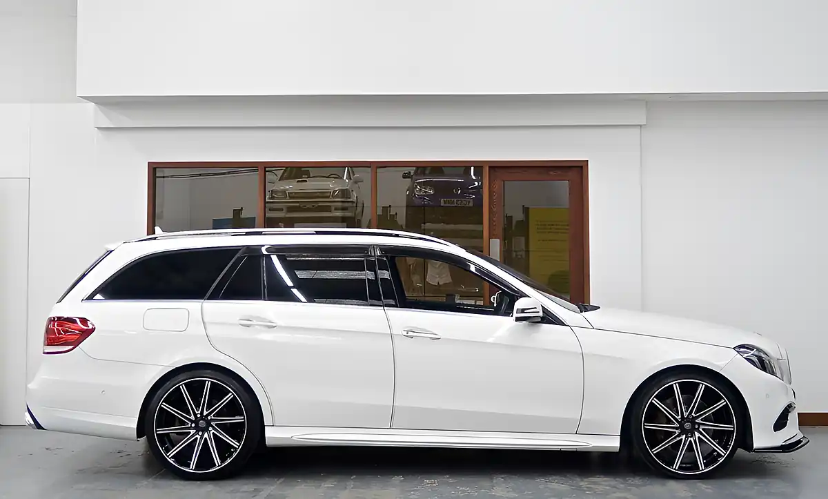 Used 2014 Mercedes-Benz E Class Se White - Interior and Exterior details 7