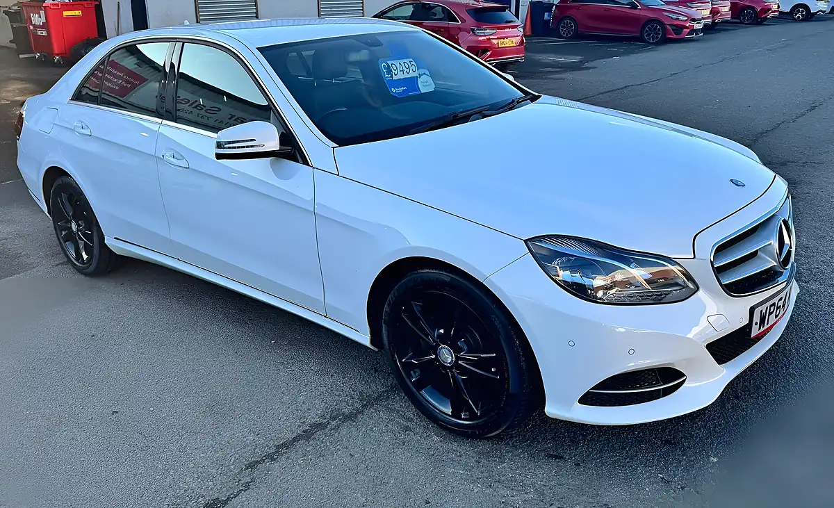 Used 2014 Mercedes-Benz E Class Se White - Interior and Exterior details 3