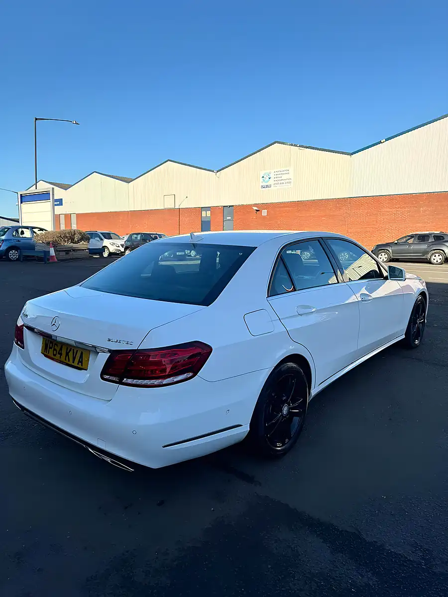 Used 2014 Mercedes-Benz E Class Se White - Interior and Exterior details 5