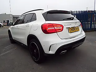 Used 2014 Mercedes-Benz Gla AMG Line White - Interior and Exterior details 5