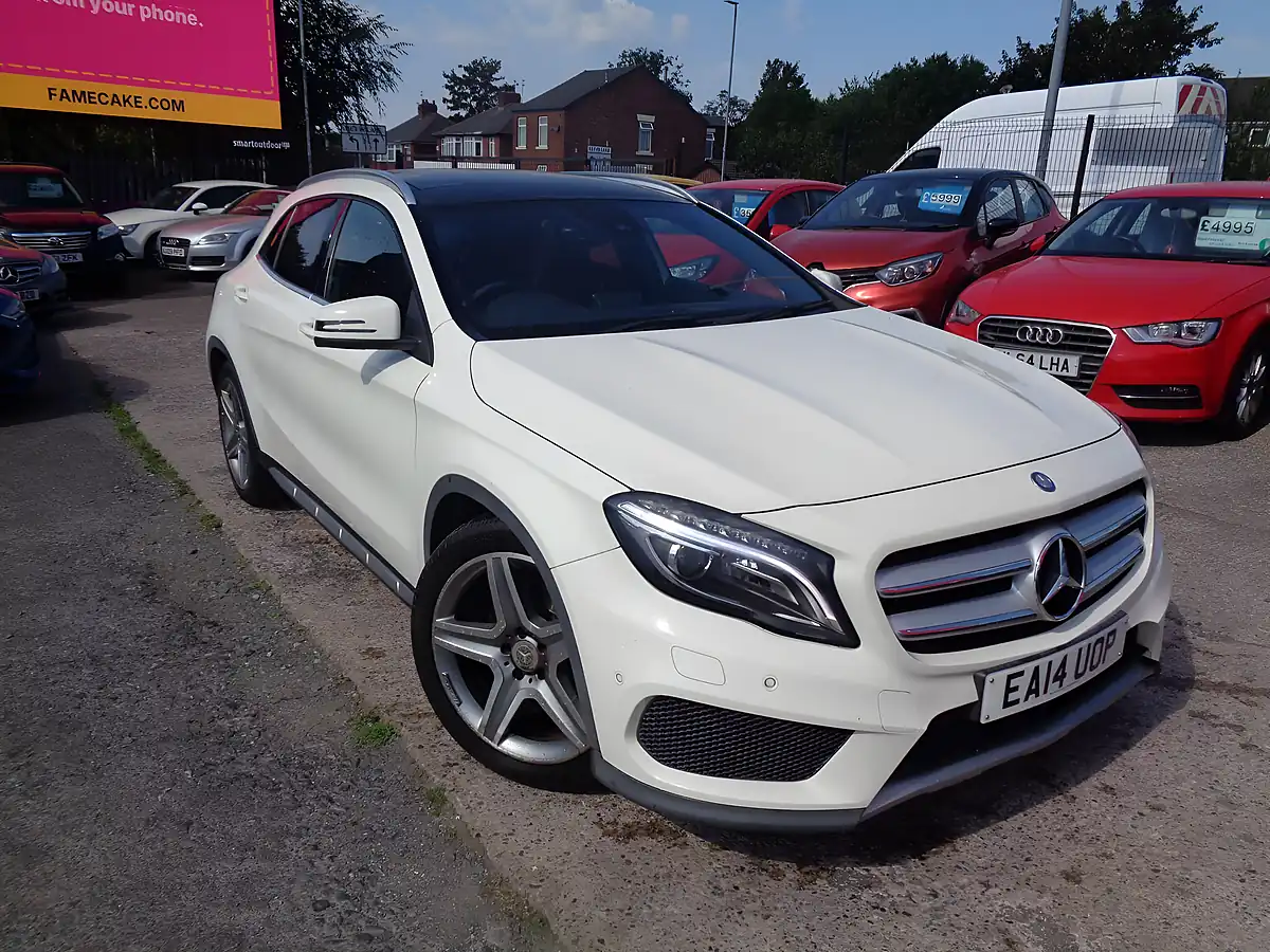 Used 2014 Mercedes-Benz Gla AMG Line White - Interior and Exterior details 2