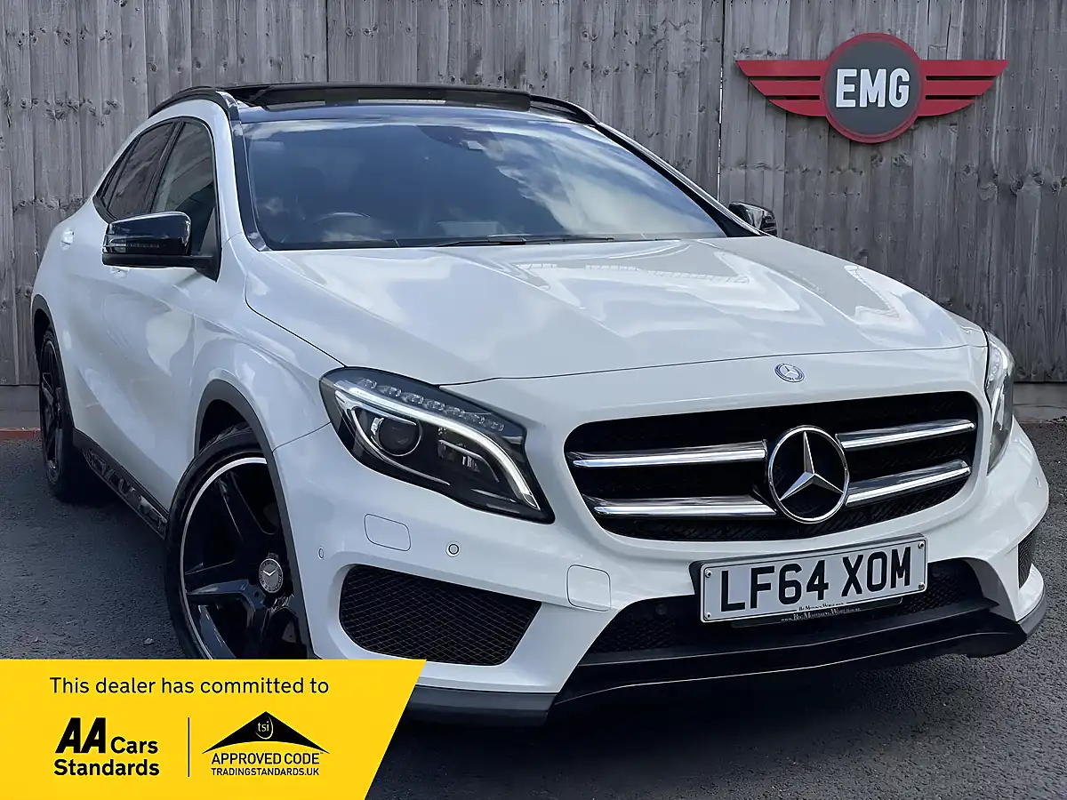 Used 2014 Mercedes-Benz Gla AMG Line White - Front View