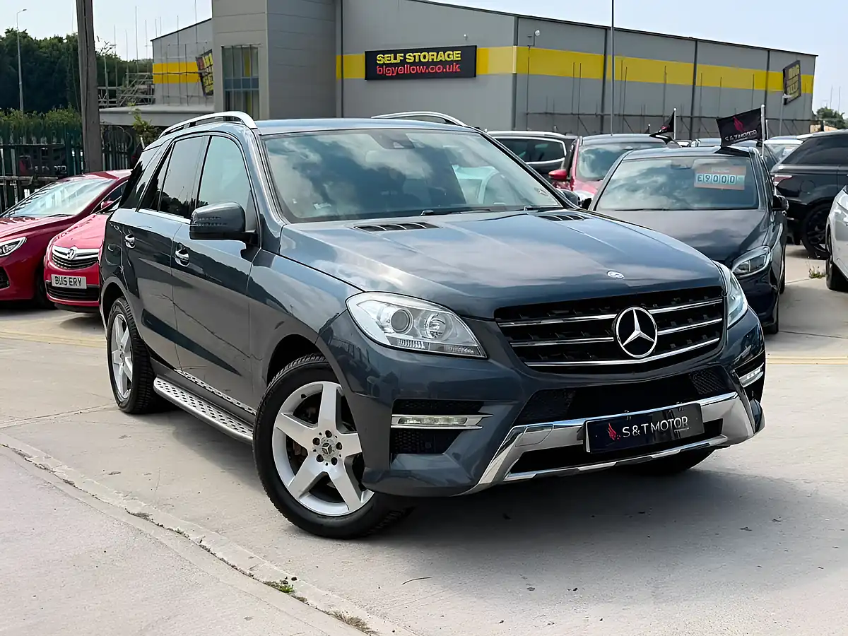 Used 2014 Mercedes-Benz M Class AMG Sport Grey - Front View