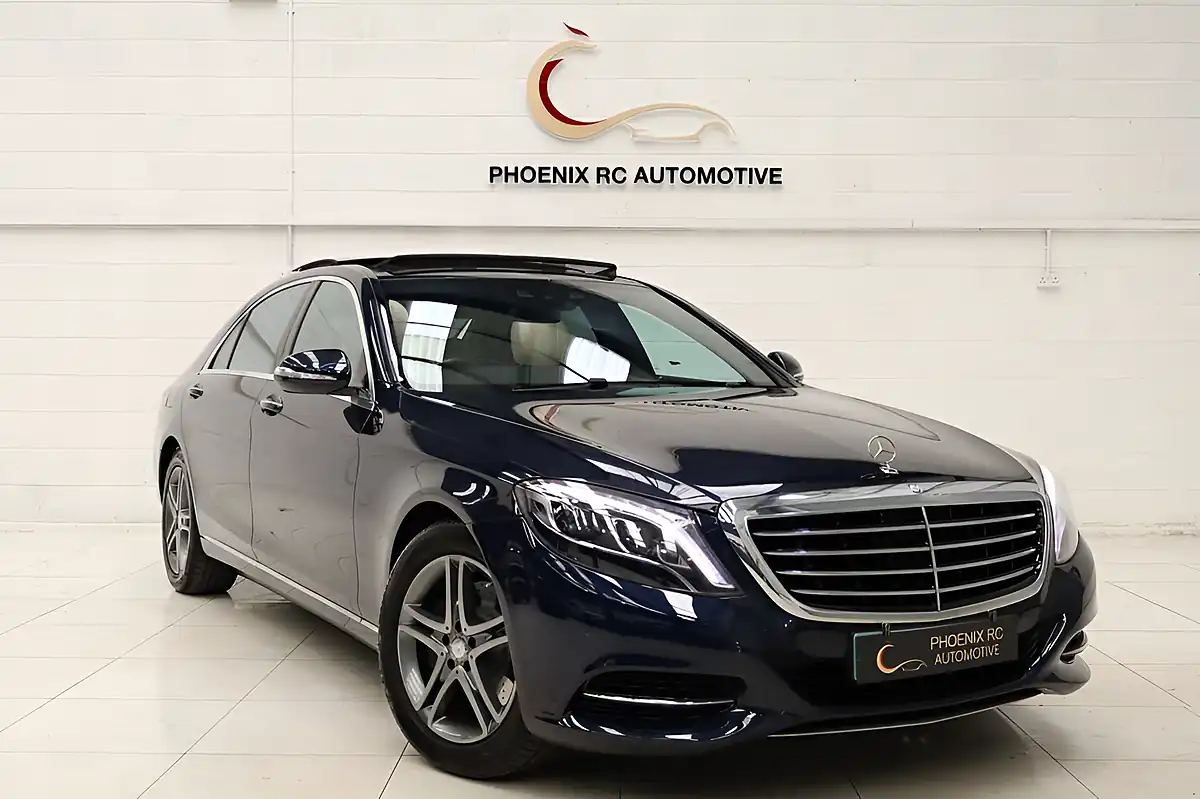 Used 2014 Mercedes-Benz S Class Se Line Blue - Front View