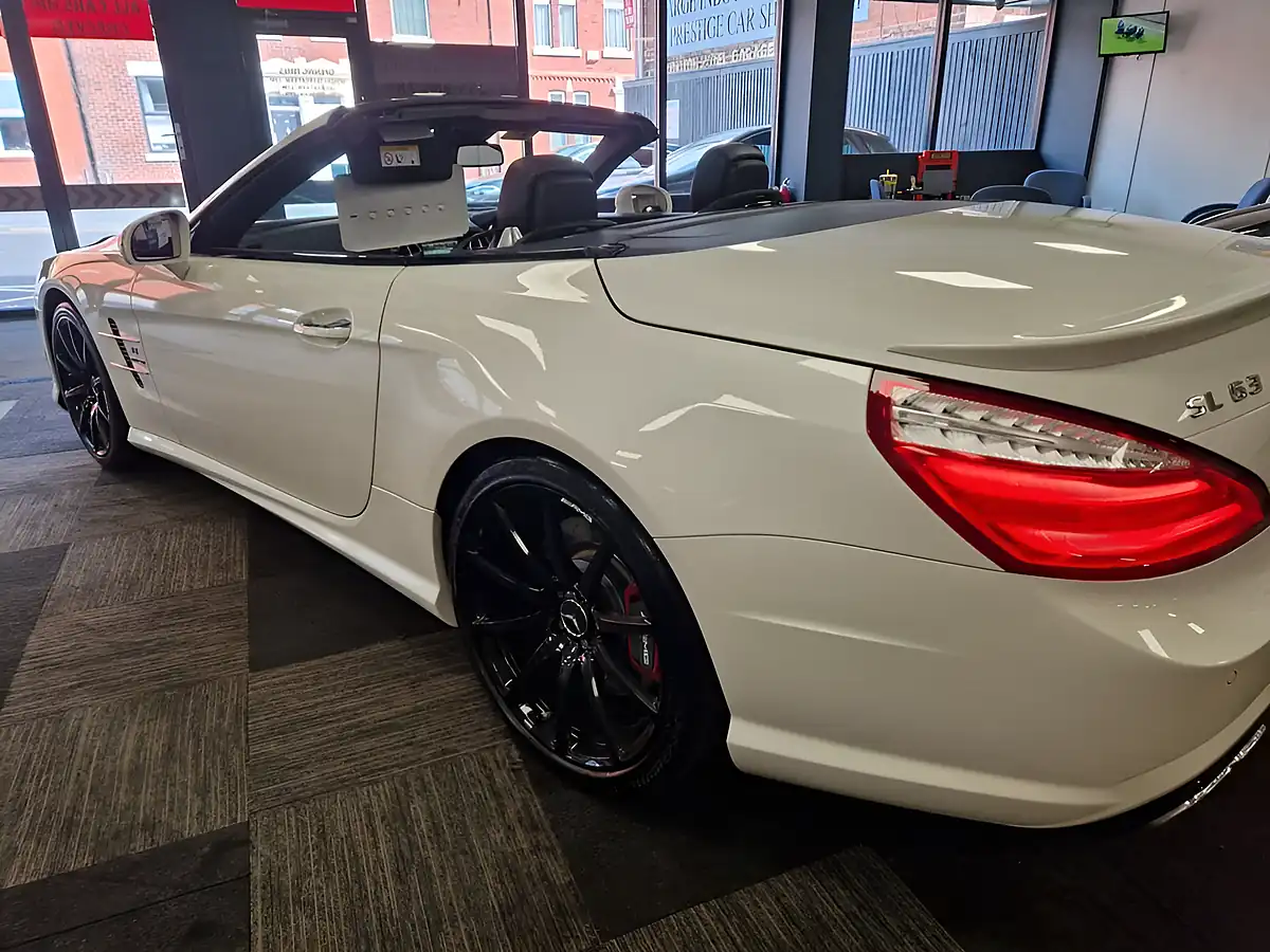 Used 2014 Mercedes-Benz Sl SL63 AMG White - Interior and Exterior details 11