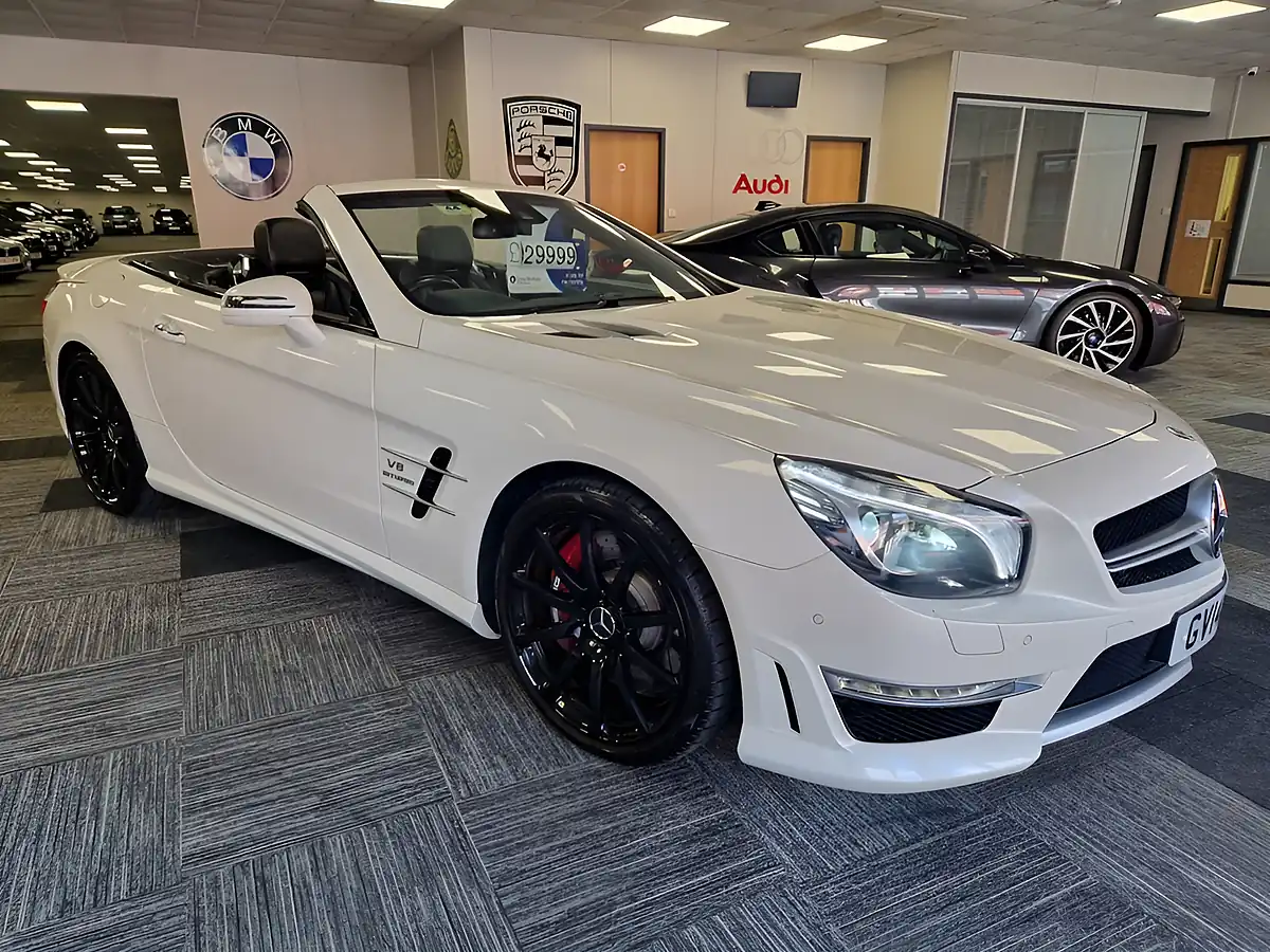 Used 2014 Mercedes-Benz Sl SL63 AMG White - Interior and Exterior details 4