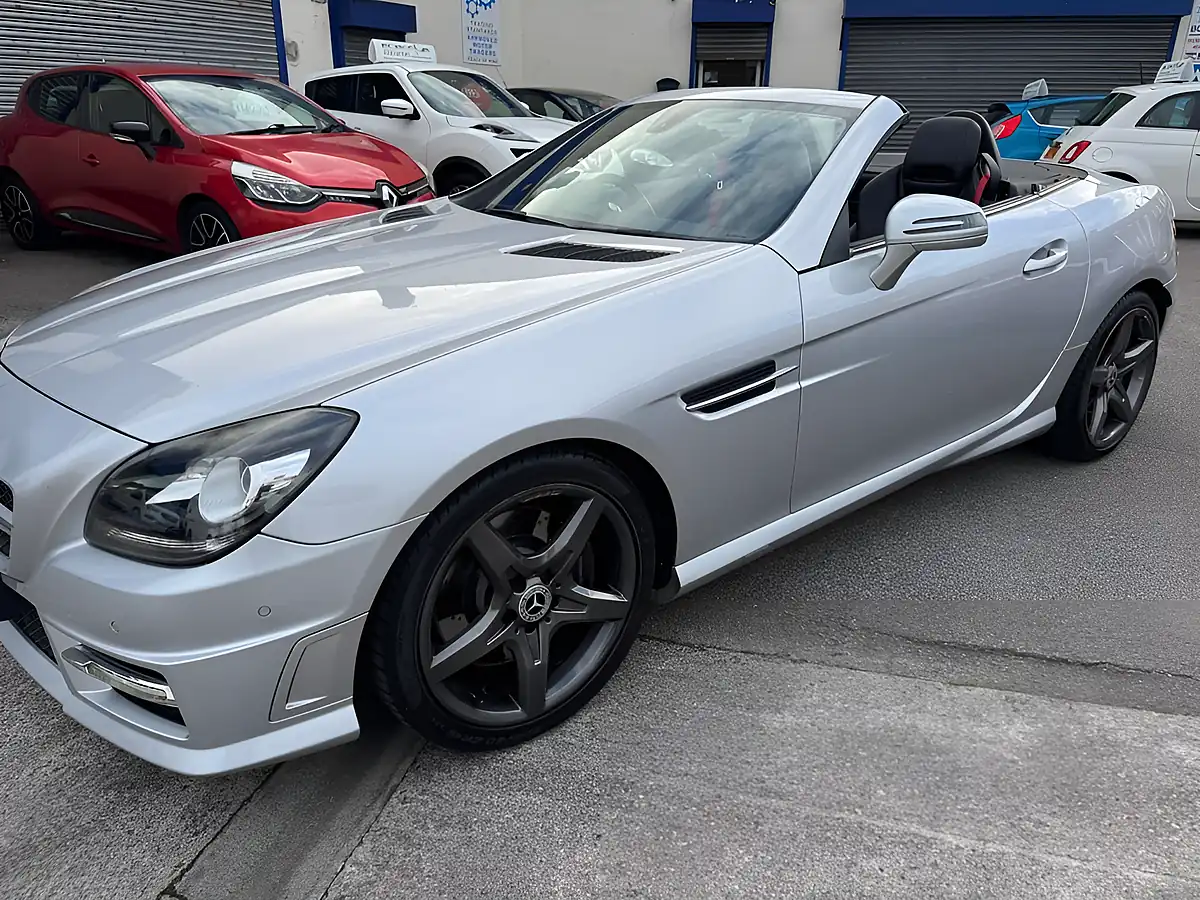 Used 2014 Mercedes-Benz Slk AMG Sport Iridium Silver - Interior and Exterior details 10