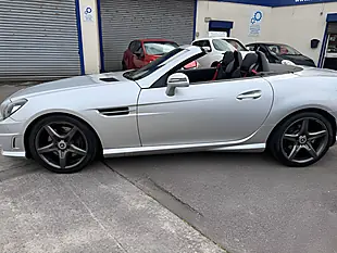 Used 2014 Mercedes-Benz Slk AMG Sport Iridium Silver - Interior and Exterior details 11