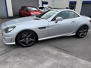 Used 2014 Mercedes-Benz Slk AMG Sport Iridium Silver - Interior and Exterior details 4