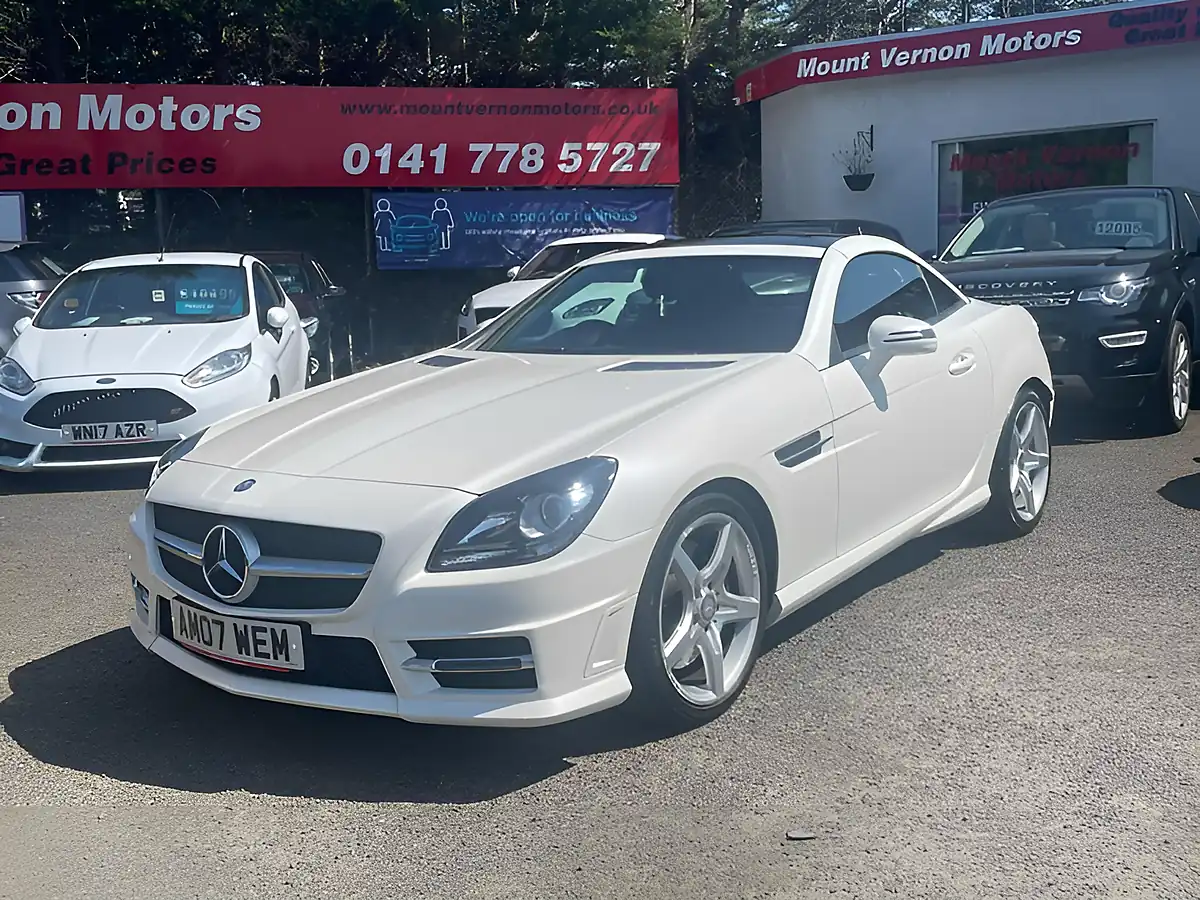 Used 2014 Mercedes-Benz Slk AMG Sport White - Interior and Exterior details 14