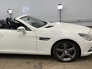Used 2014 Mercedes-Benz Slk Convertible White - Interior and Exterior details 3