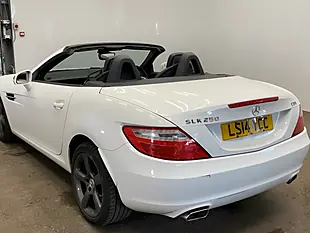 Used 2014 Mercedes-Benz Slk Convertible White - Interior and Exterior details 5