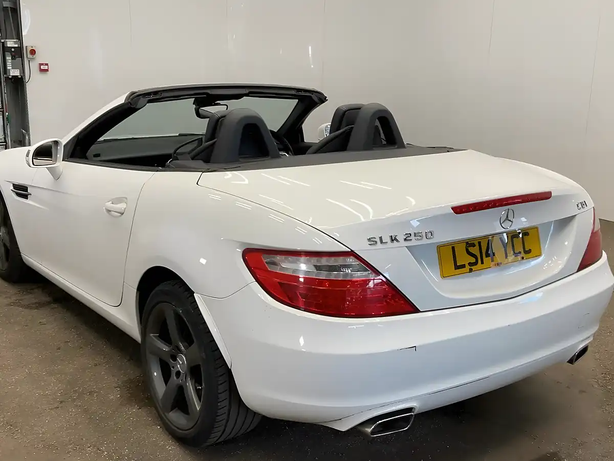 Used 2014 Mercedes-Benz Slk Convertible White - Interior and Exterior details 5