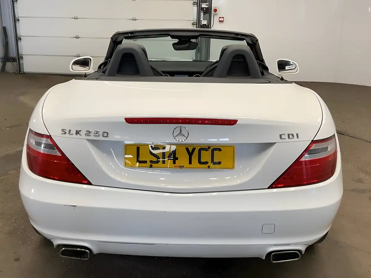 Used 2014 Mercedes-Benz Slk Convertible White - Interior and Exterior details 6