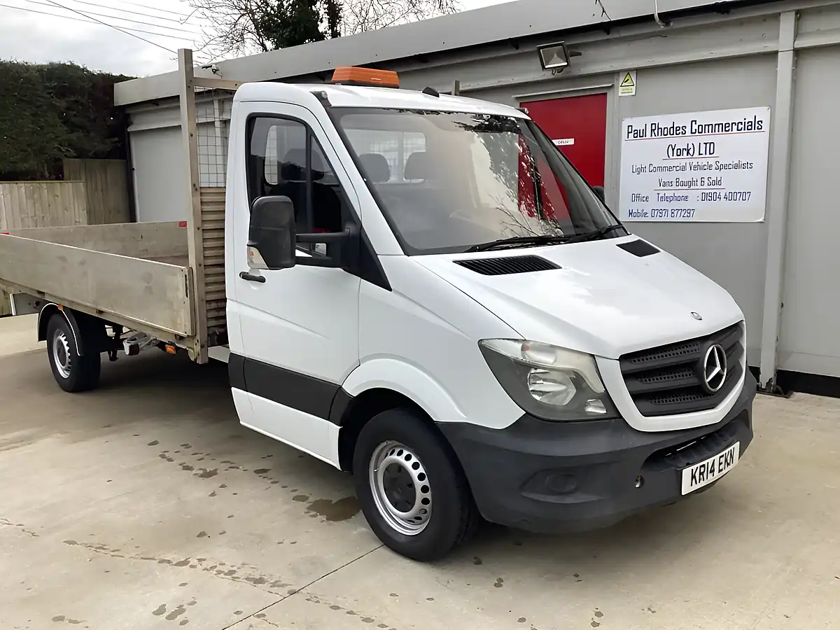 Used 2014 Mercedes-Benz Sprinter Lwb Drop-Side White - Interior and Exterior details 5