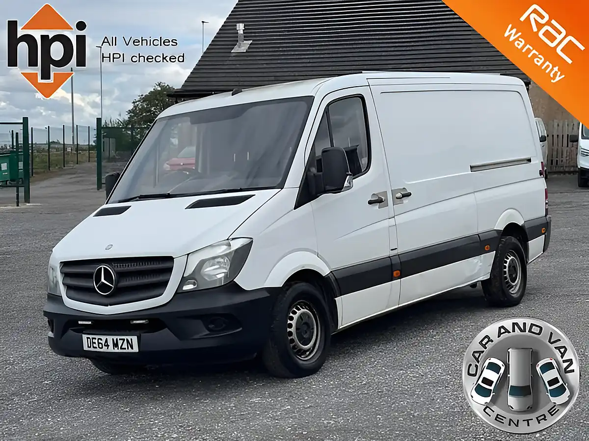 Used 2014 Mercedes-Benz Sprinter Mwb Low Roof White - Front View