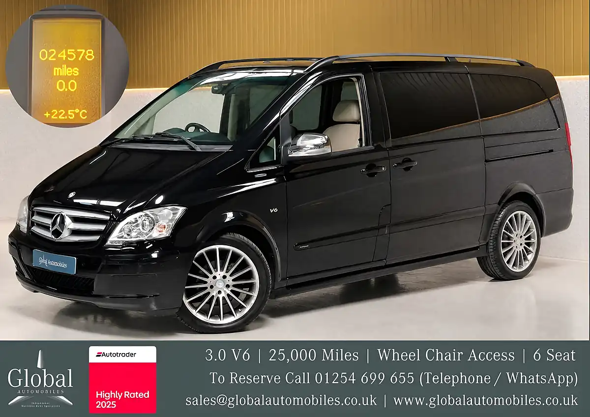 Used 2014 Mercedes-Benz Viano Avantgarde Obsidian Black - Front View