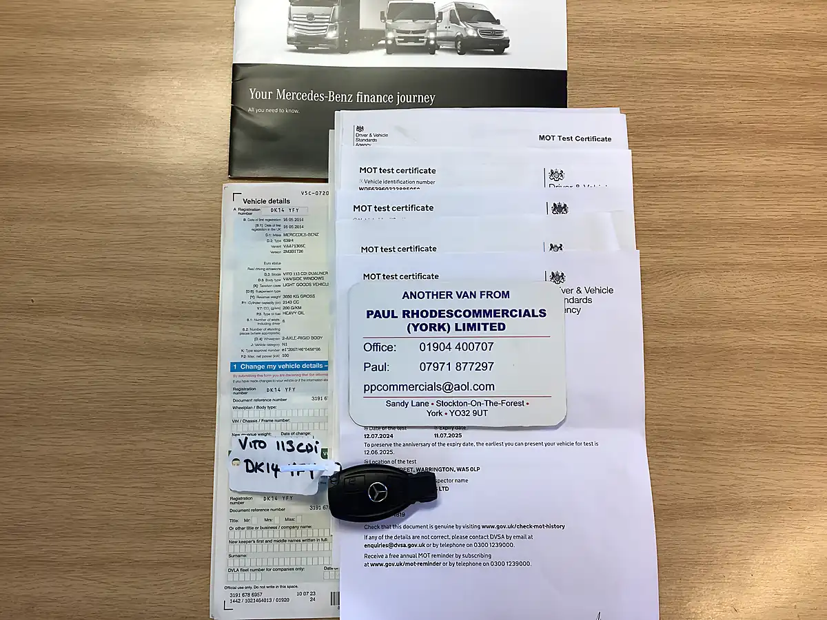 Used 2014 Mercedes-Benz Vito Dualliner White - Interior and Exterior details 20