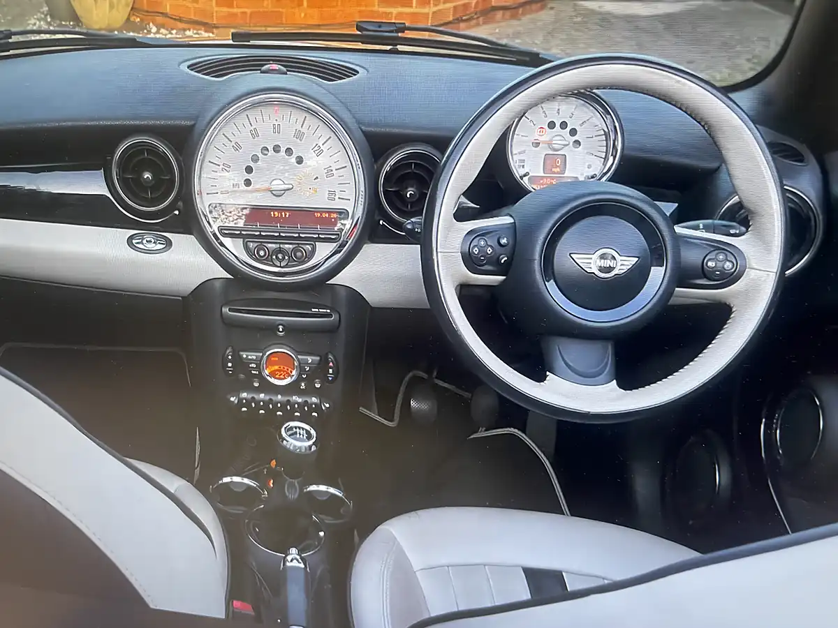 Used 2014 MINI Convertible Cooper (chili Pack) Midnight Black Metallic - Interior and Exterior details 6