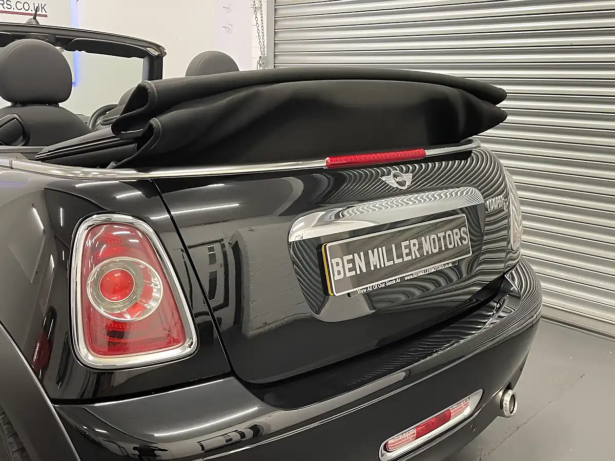 Used 2014 MINI Convertible Cooper Midnight Black Metallic - Interior and Exterior details 11