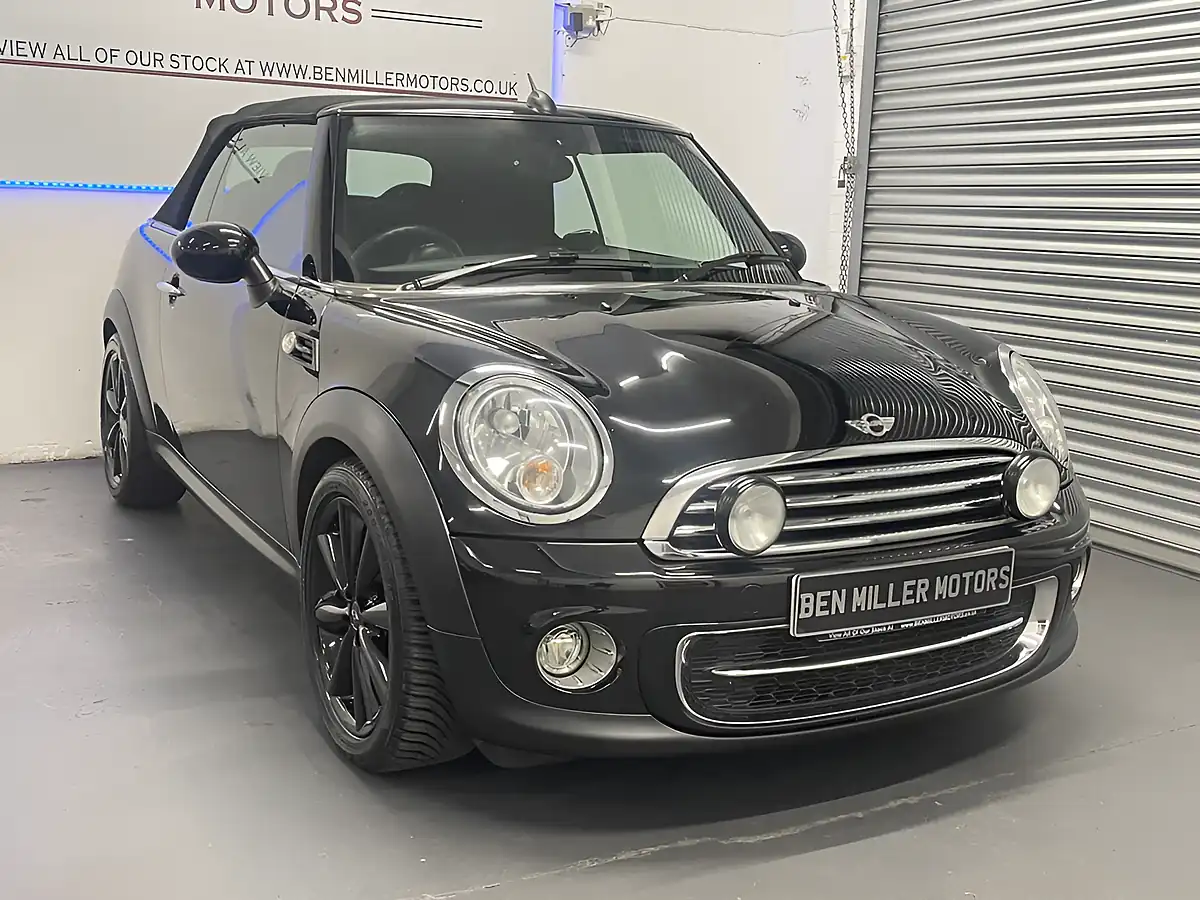 Used 2014 MINI Convertible Cooper Midnight Black Metallic - Interior and Exterior details 12