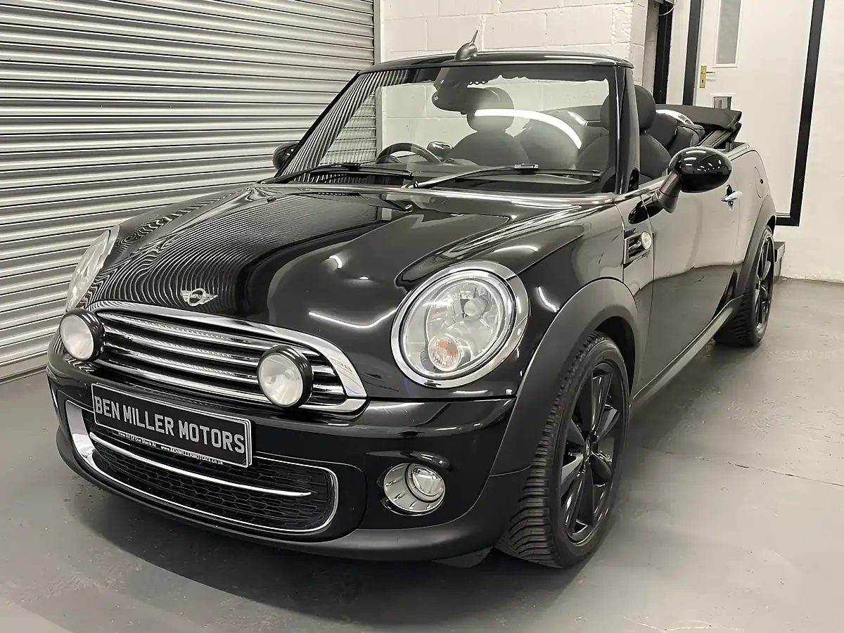 Used 2014 MINI Convertible Cooper Midnight Black Metallic - Interior and Exterior details 4