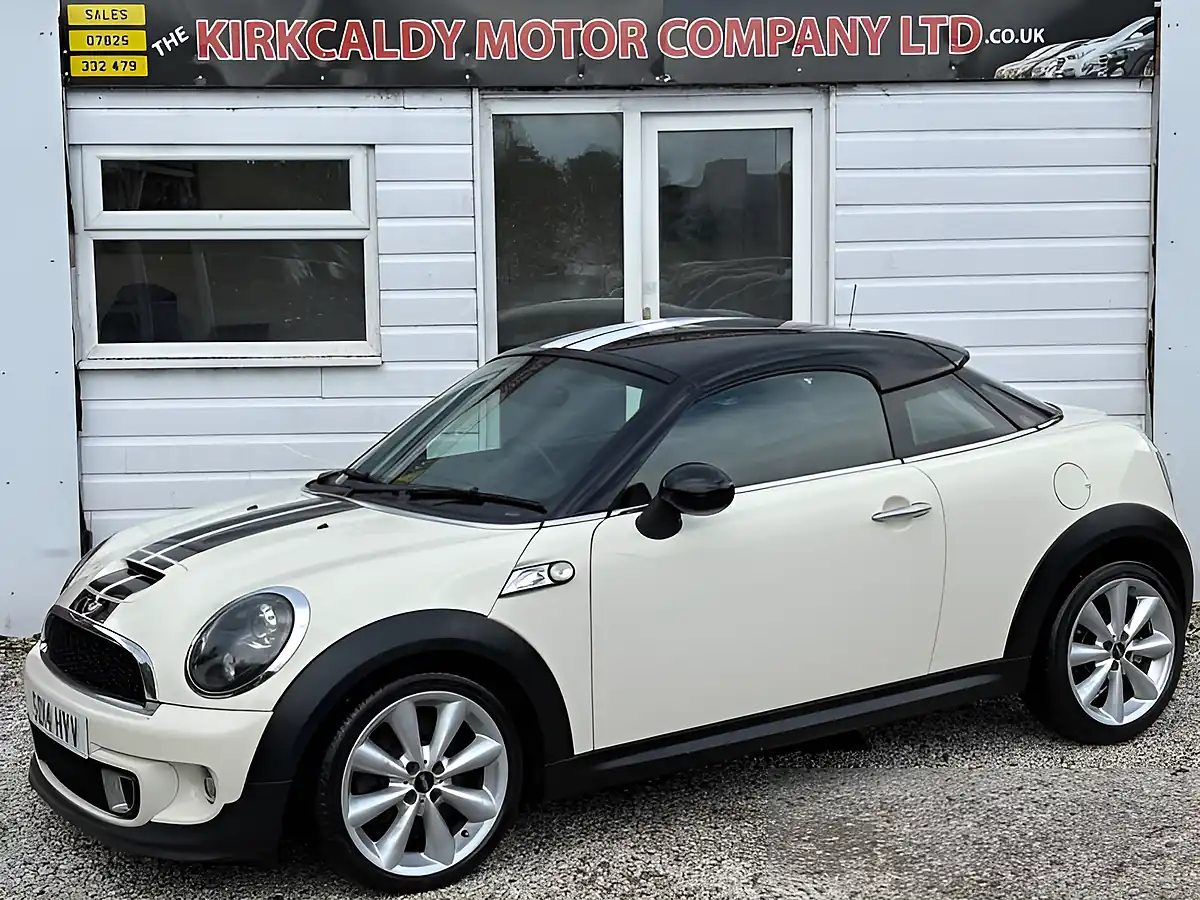 Used 2014 MINI Coupe Cooper S White - Front View