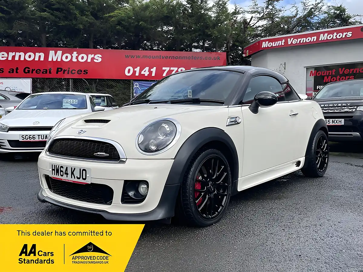 Used 2014 MINI Coupe John Cooper Works White - Front View