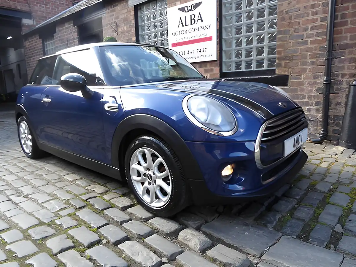 Used 2014 MINI Hatch Cooper Blue - Front View