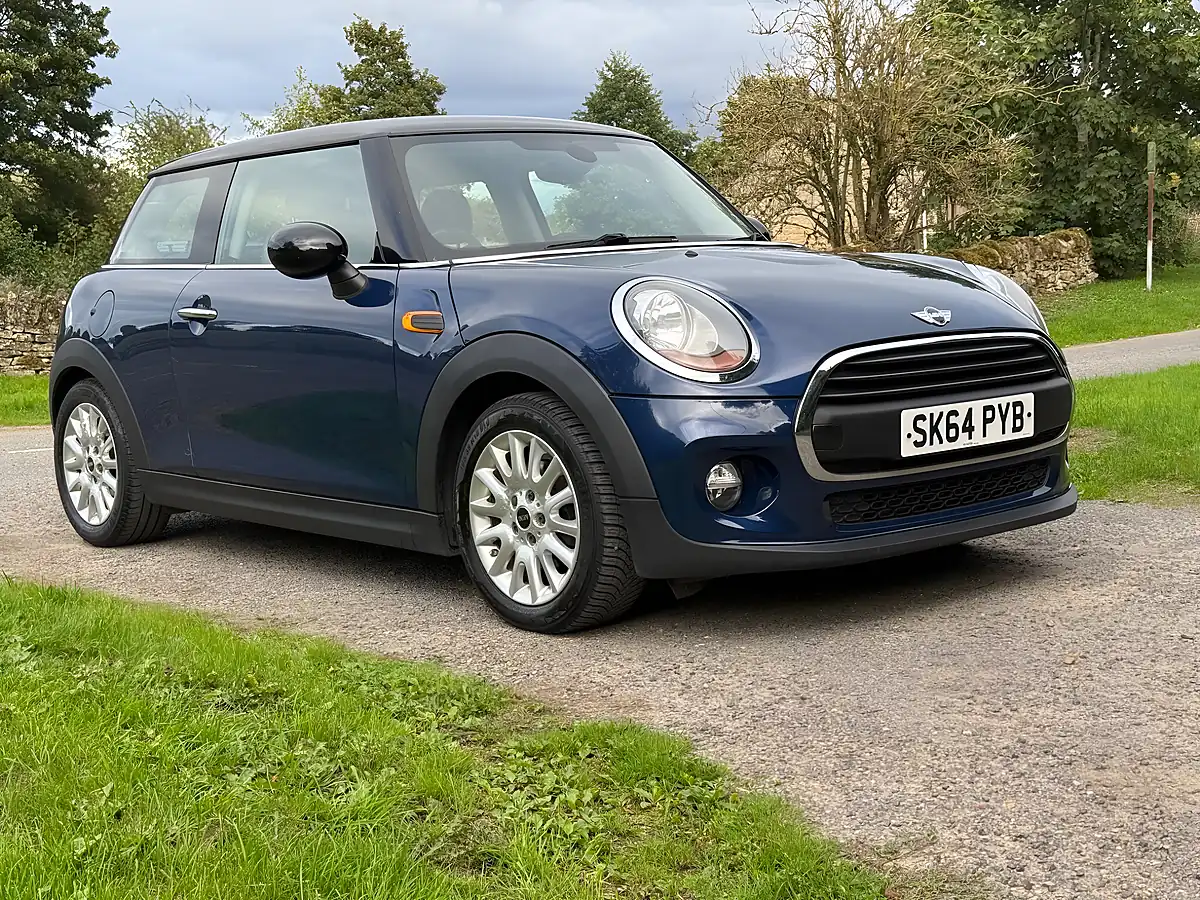 Used 2014 MINI Hatch Cooper Blue - Front View