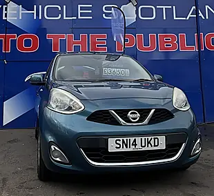Used 2014 Nissan Micra Acenta Blue - Interior and Exterior details 5