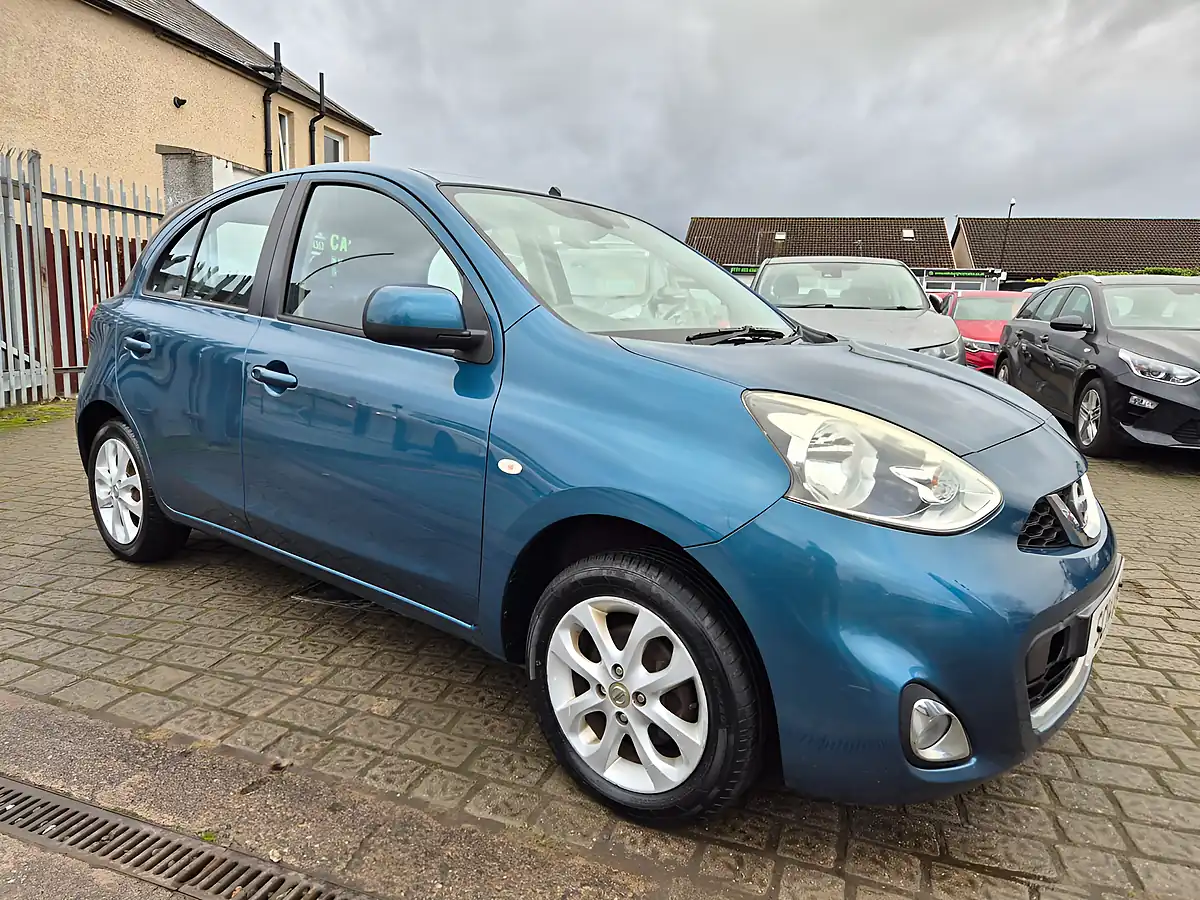 Used 2014 Nissan Micra Acenta Blue - Front View