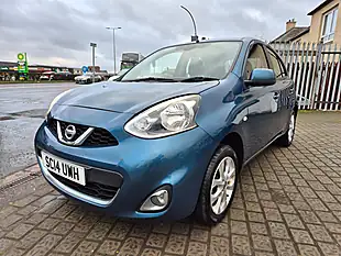Used 2014 Nissan Micra Acenta Blue - Interior and Exterior details 3