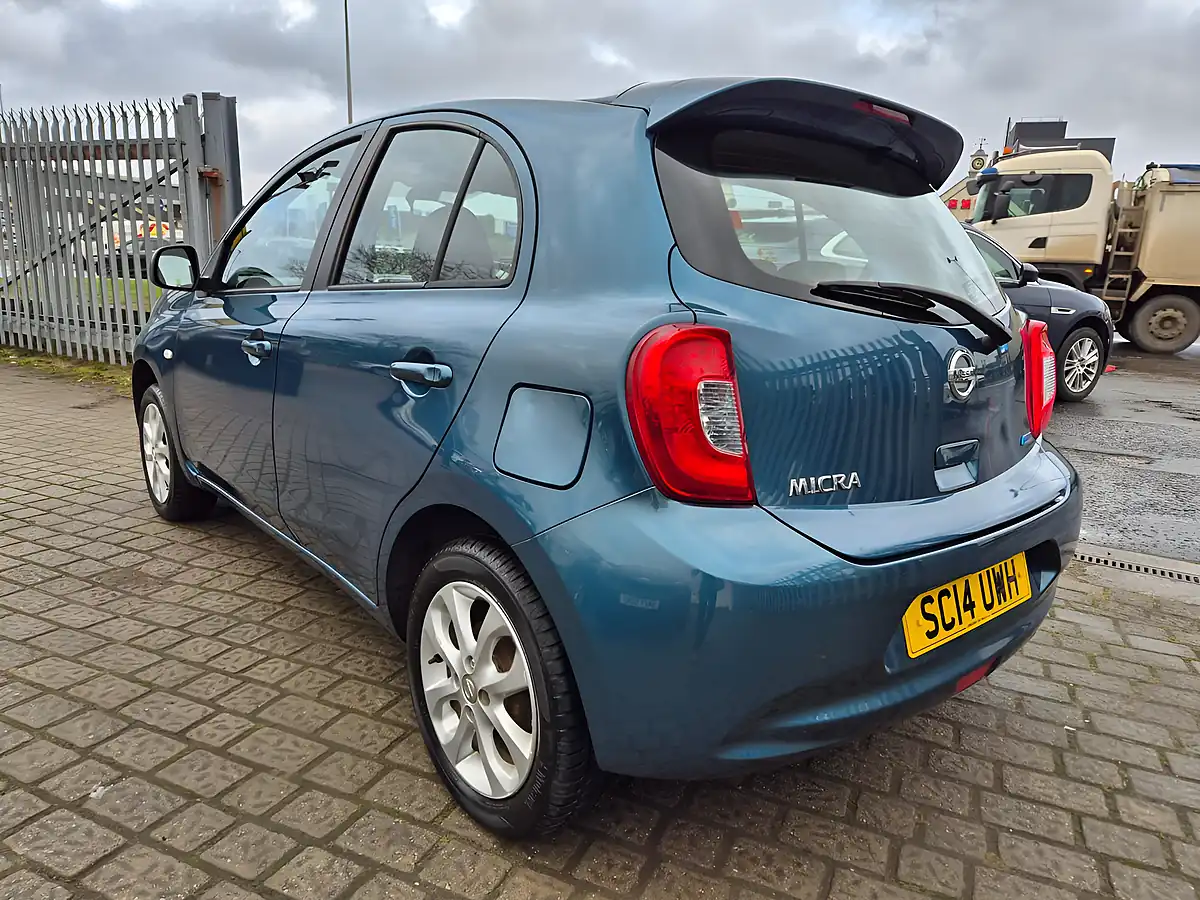 Used 2014 Nissan Micra Acenta Blue - Interior and Exterior details 4