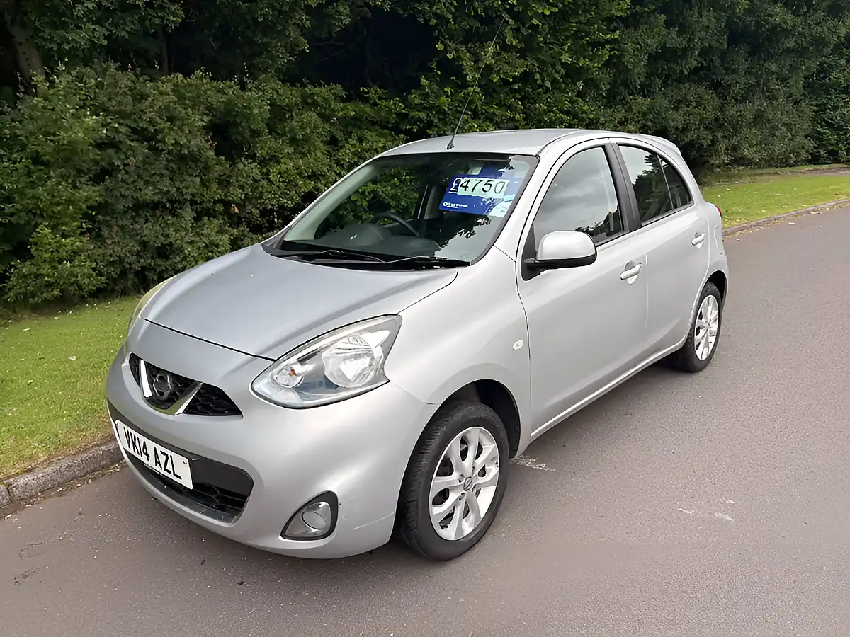 Used 2014 Nissan Micra Acenta Silver - Front View