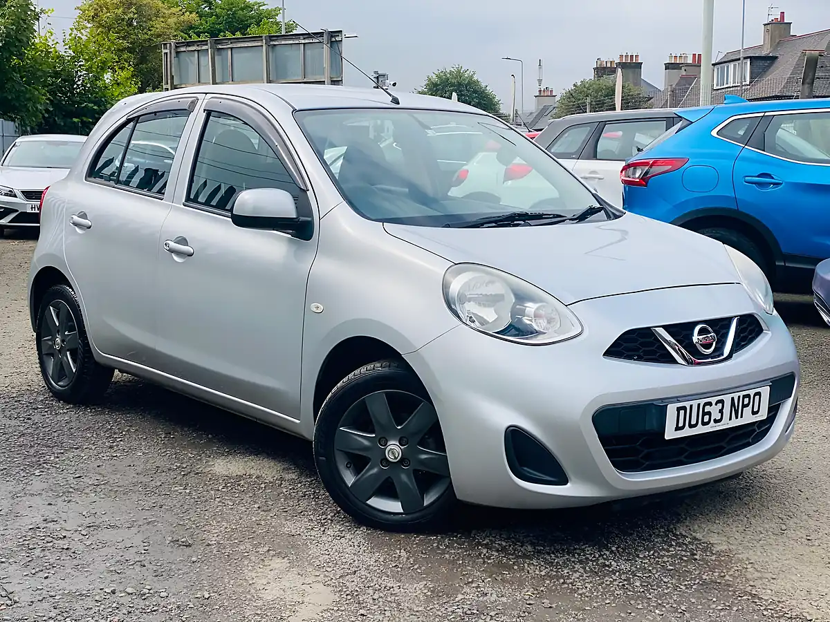 Used 2014 Nissan Micra Acenta Silver - Front View