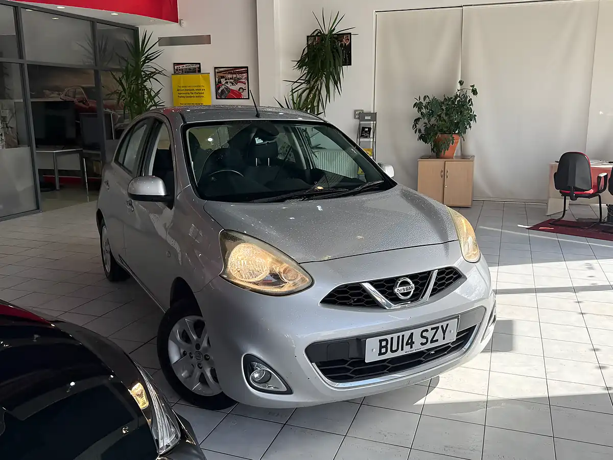 Used 2014 Nissan Micra Acenta Silver - Front View