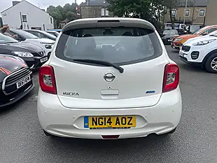 Used 2014 Nissan Micra Tekna White - Interior and Exterior details 5