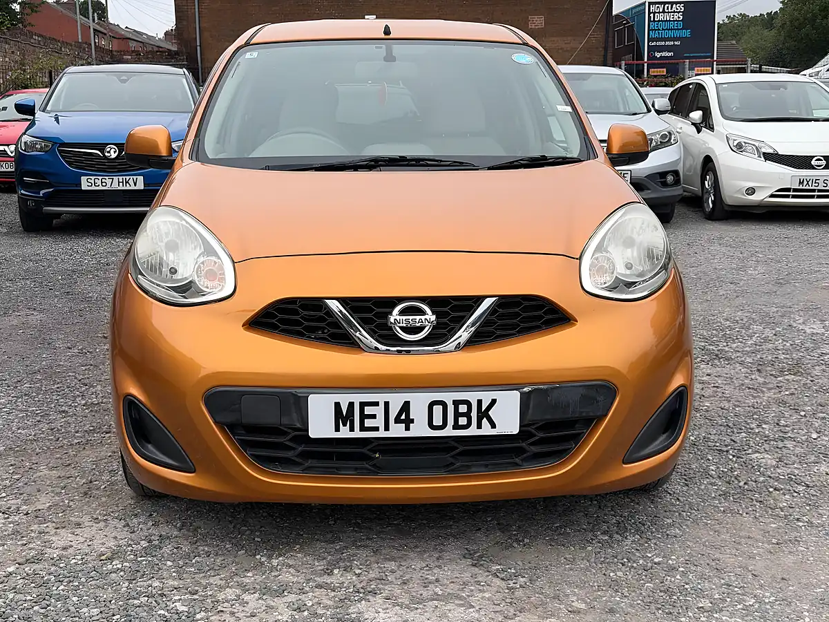 Used 2014 Nissan Micra Visia Orange - Interior and Exterior details 2
