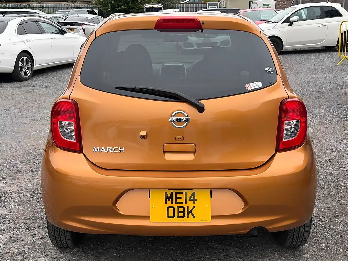 Used 2014 Nissan Micra Visia Orange - Interior and Exterior details 6