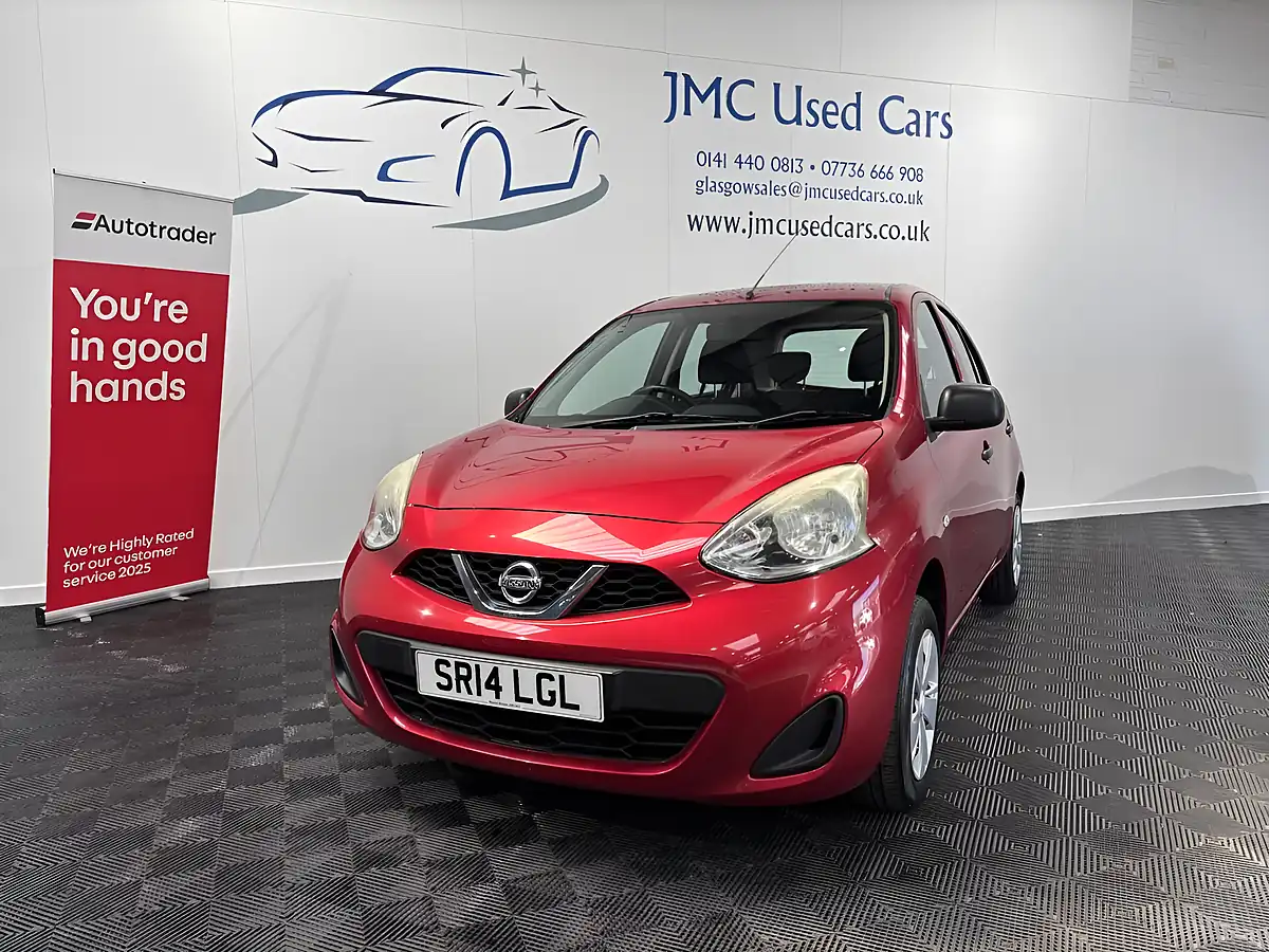 Used 2014 Nissan Micra Visia Shiraz Red - Front View