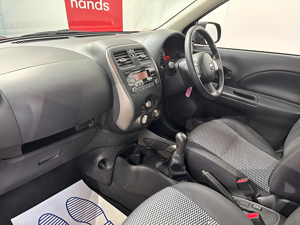 Used 2014 Nissan Micra Visia Shiraz Red - Interior and Exterior details 11