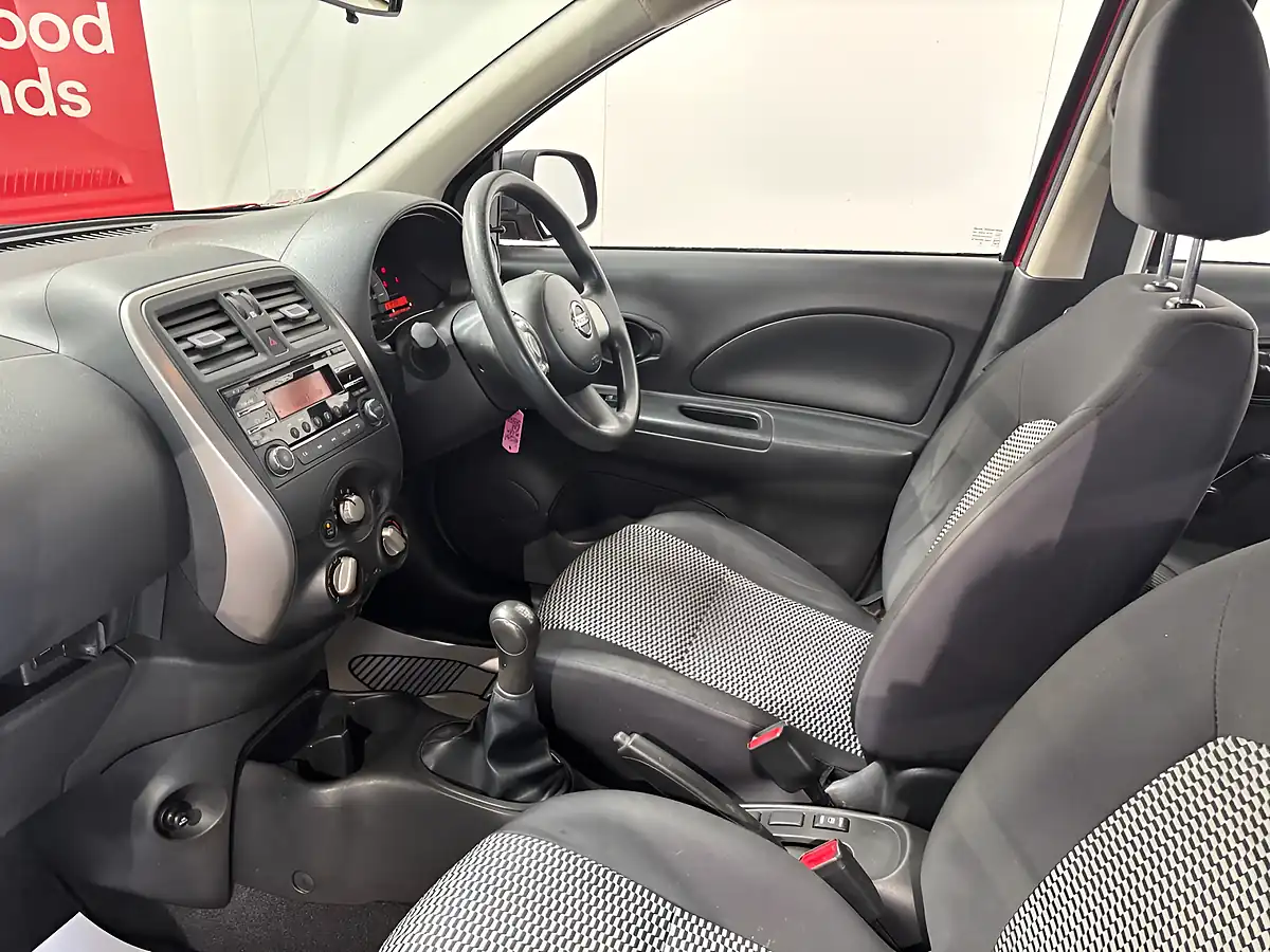 Used 2014 Nissan Micra Visia Shiraz Red - Interior and Exterior details 12