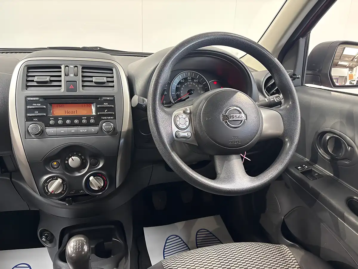 Used 2014 Nissan Micra Visia Shiraz Red - Interior and Exterior details 18