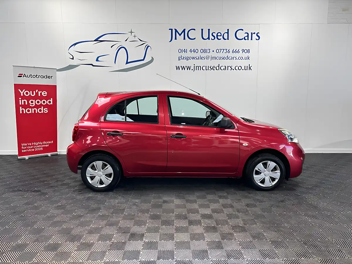 Used 2014 Nissan Micra Visia Shiraz Red - Interior and Exterior details 4